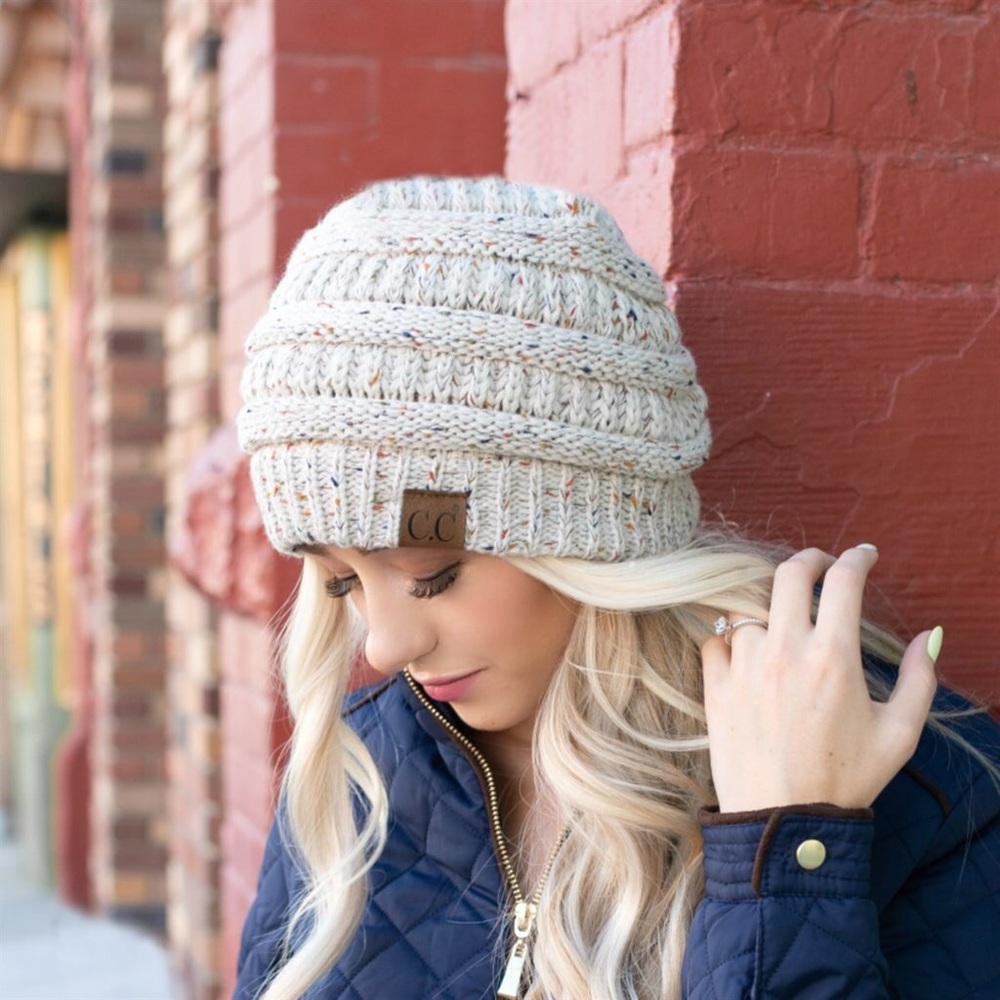 C.C Brand Confetti Beanie